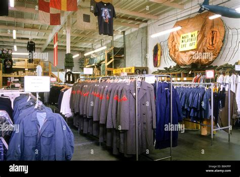 Surplus store interior