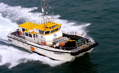 Survey Vessel at Sea