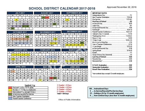 Susd district calendar dates