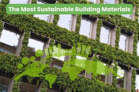 Sustainable Building Materials