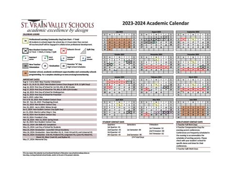 SVSD School Calendar Image 4