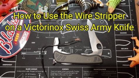 Swiss Army Knife Wire Stripper