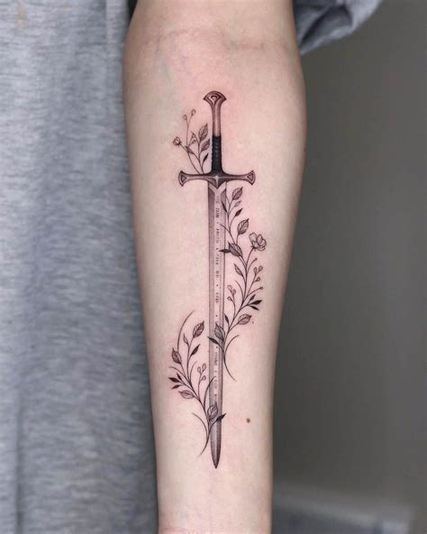 Sword tattoo techniques