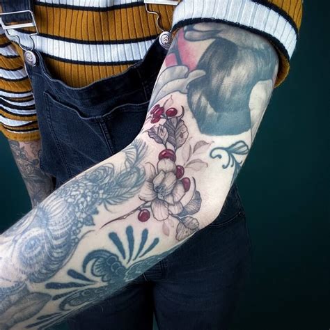 Symbolic icons in tattoo sleeve filler designs