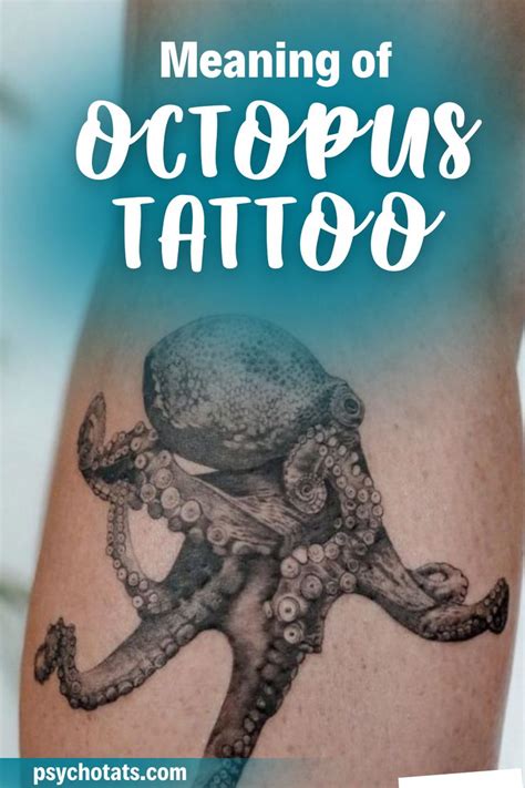 Symbolism of octopus tattoos