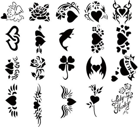 Symbols Temporary Tattoo Designs