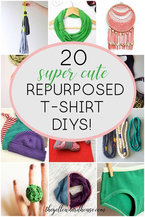 T-shirt upcycling ideas