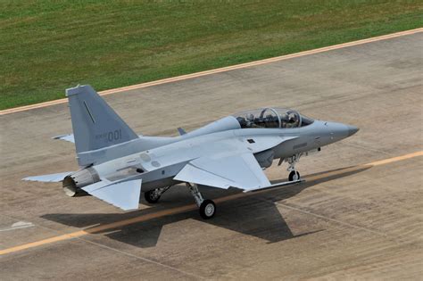 TA 50 Fighter Jet in Flight