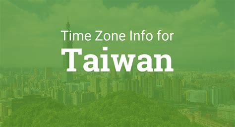 Taiwan Time Zone Business