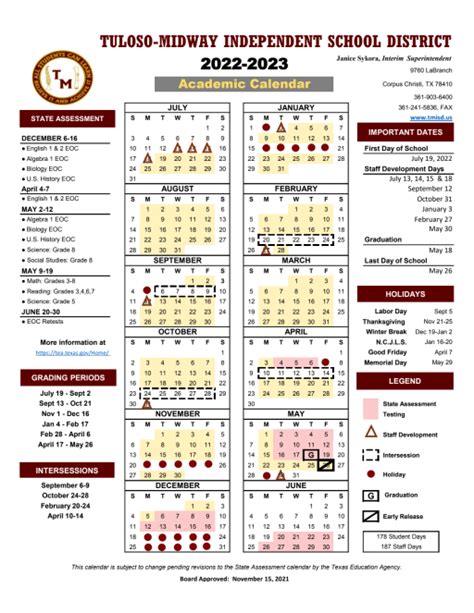 TAMIU Calendar Customization