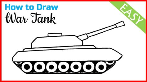 Tank drawing with dark shading