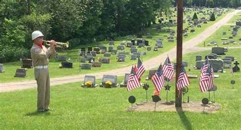 Taps at a Memorial