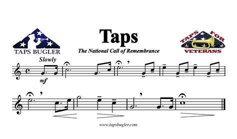 Taps sheet music