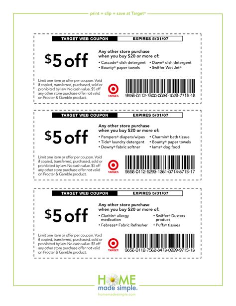 Target Printable Coupons for Beauty