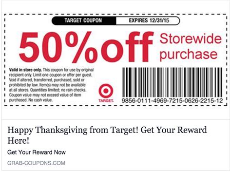 Target Printable Coupons for Electronics