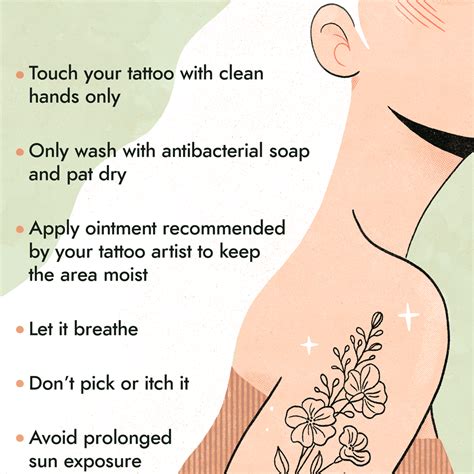 Tattoo aftercare tips