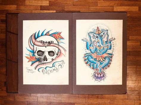 tattoo artist's portfolio