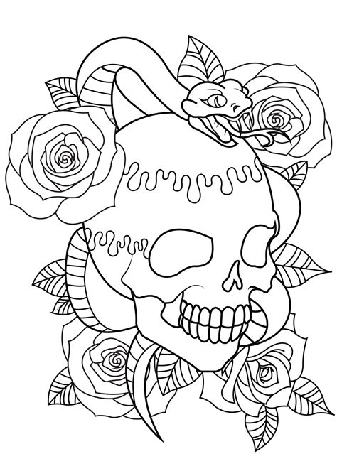 Tattoo coloring sheets with patterns