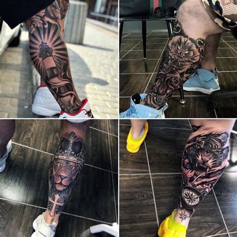 Tattoo designs for men's legs