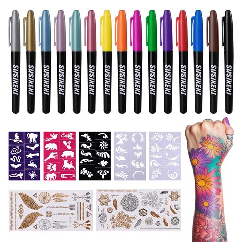 Tattoo marker pens