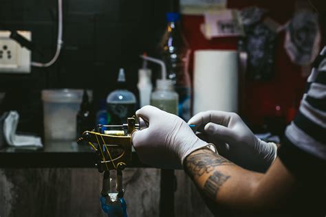 Tattoo parlor equipment