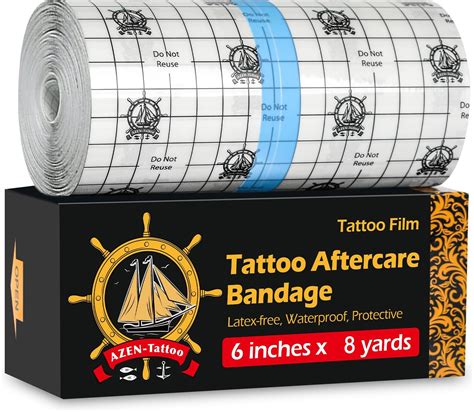 Caring for skin after tattoo stencil tape removal