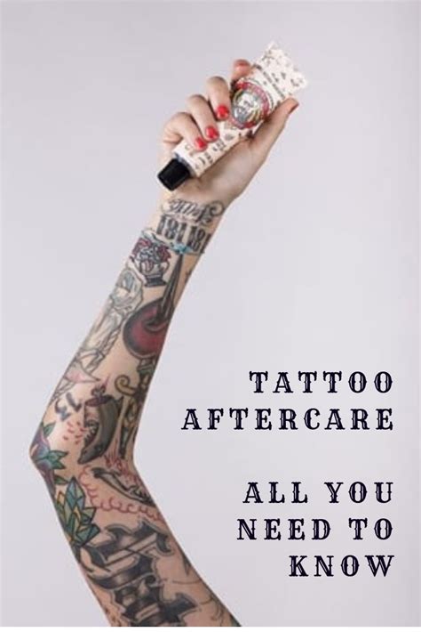 Tattoo aftercare