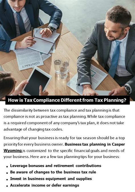 Tax Planning and Compliance