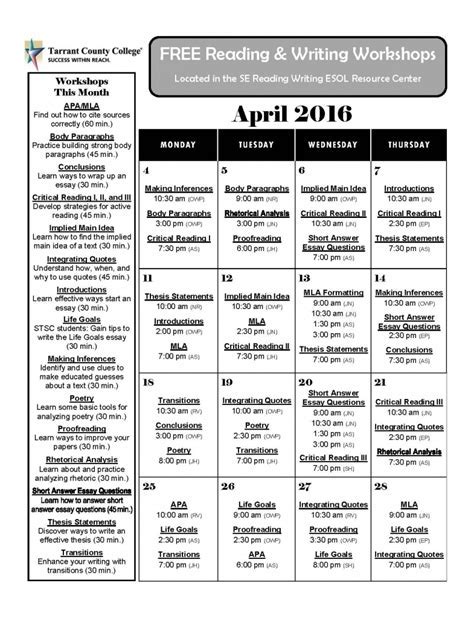 TCCD Academic Calendar Dates