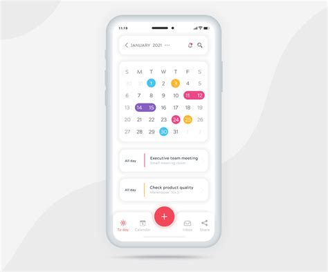 TCOP Calendar Mobile App