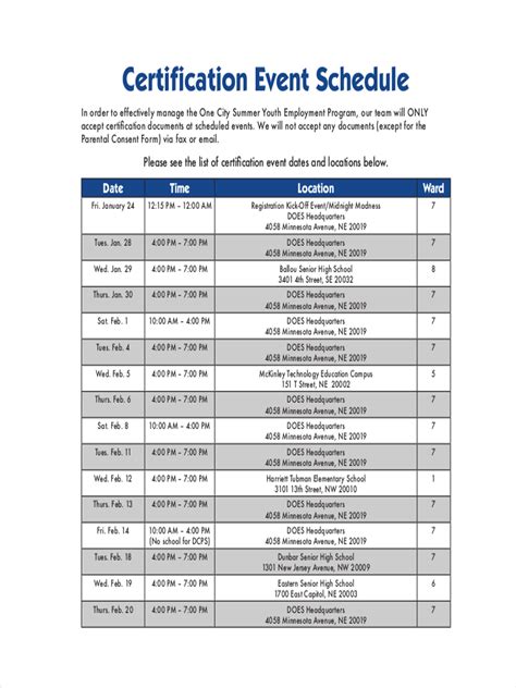 Tcss Event Scheduling