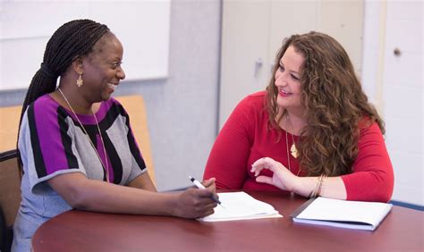 Teacher Mentor working with a new teacher