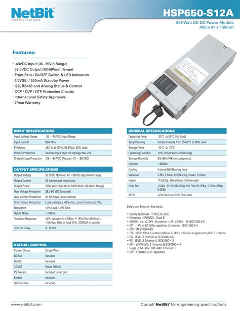 Technical Specifications