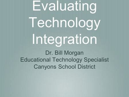 Technology Integration and Innovation