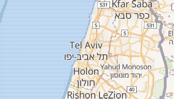 Tel Aviv Time Zone Map