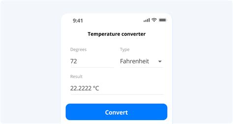 Temperature Conversion Applications