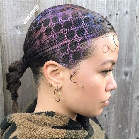 Temporary hair tattoo designs for everyday wear