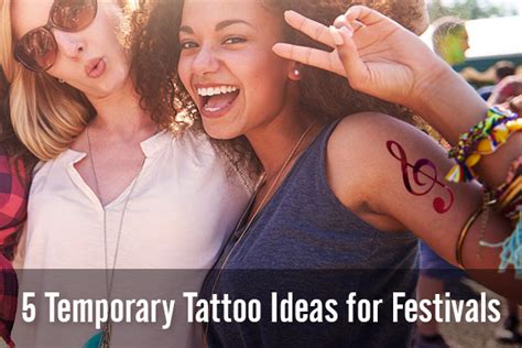 Temporary Tattoos for Festivals