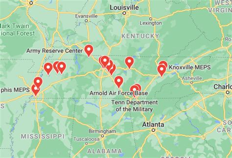 Tennessee Military Bases Operations