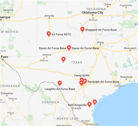 Texas Air Force Bases