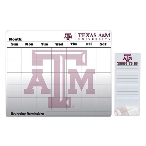 Texas A&M calendar