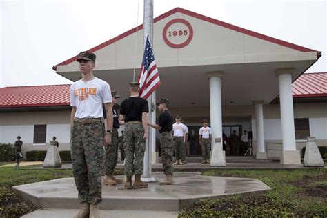 Texas Military Academy cadets in formation