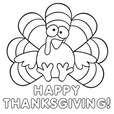 Thanksgiving Coloring Pages for Preschoolers