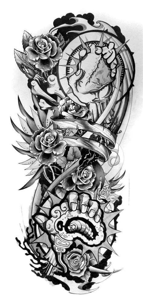 The half sleeve tattoo design process