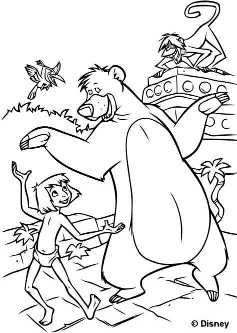 The Jungle Book coloring pages