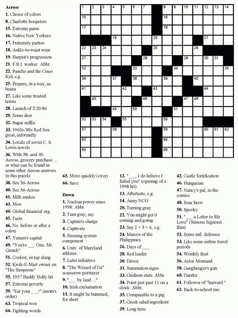 Themed Crosswords Example