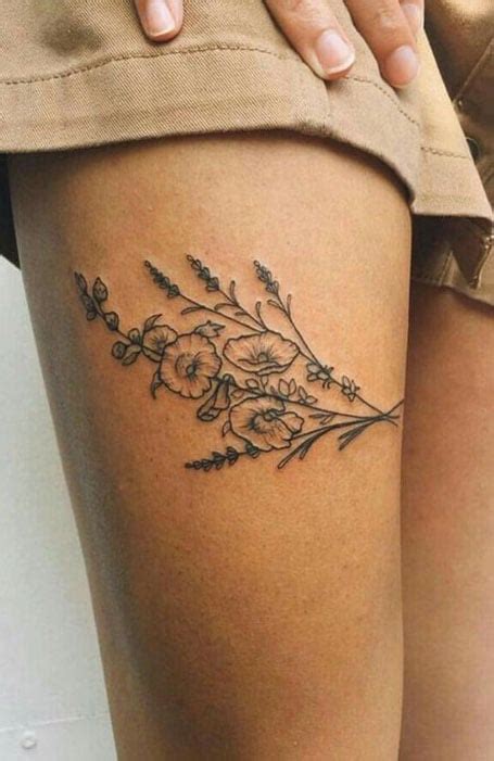 Thigh tattoo designs for petite women