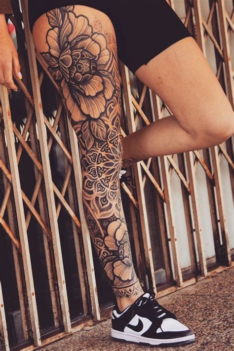 Thigh tattoos for women