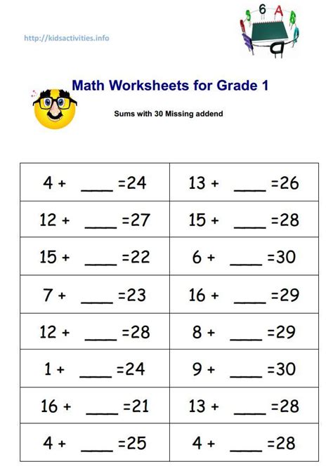 Third Grade Worksheets