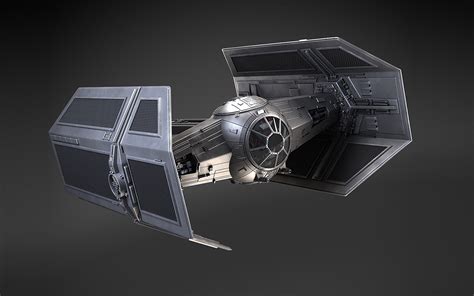 TIE Advanced in battle